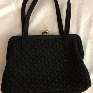 Beautiful black small Liz Claiborne hand bag